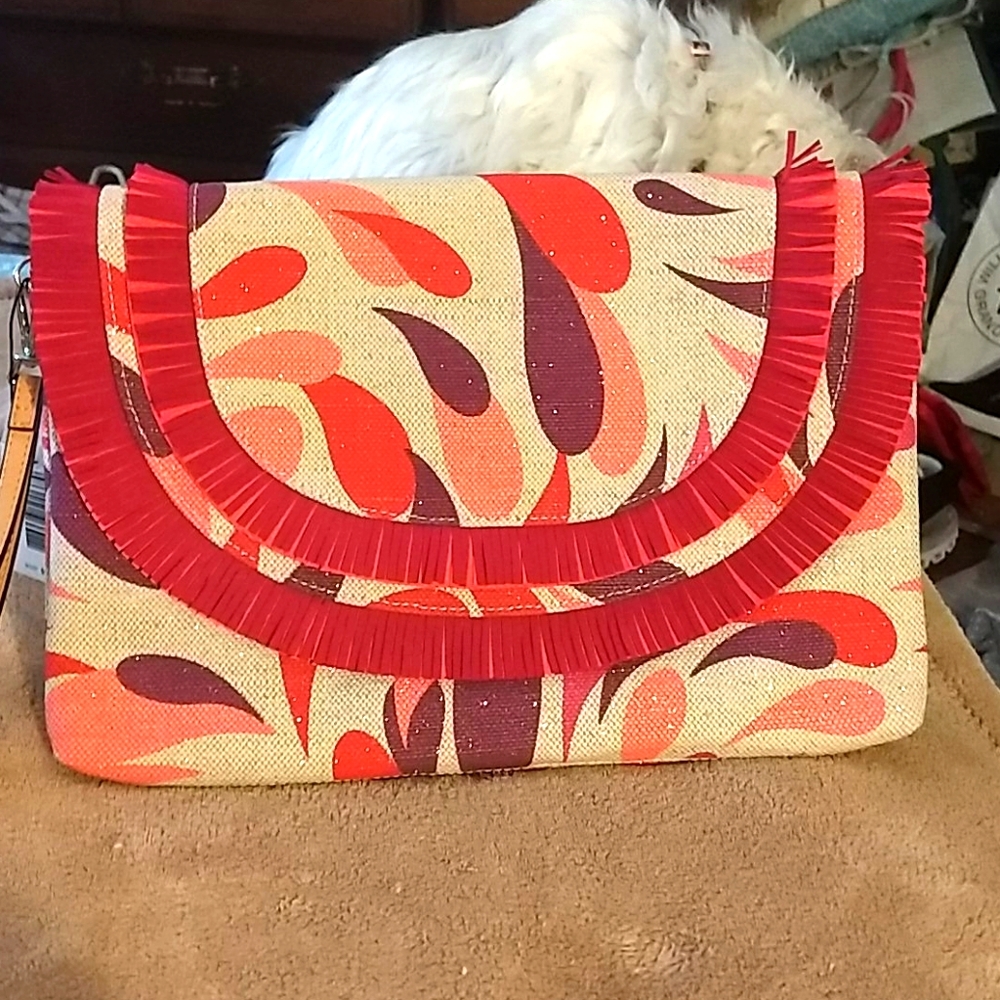 Vera Bradley Fringed Wristlet